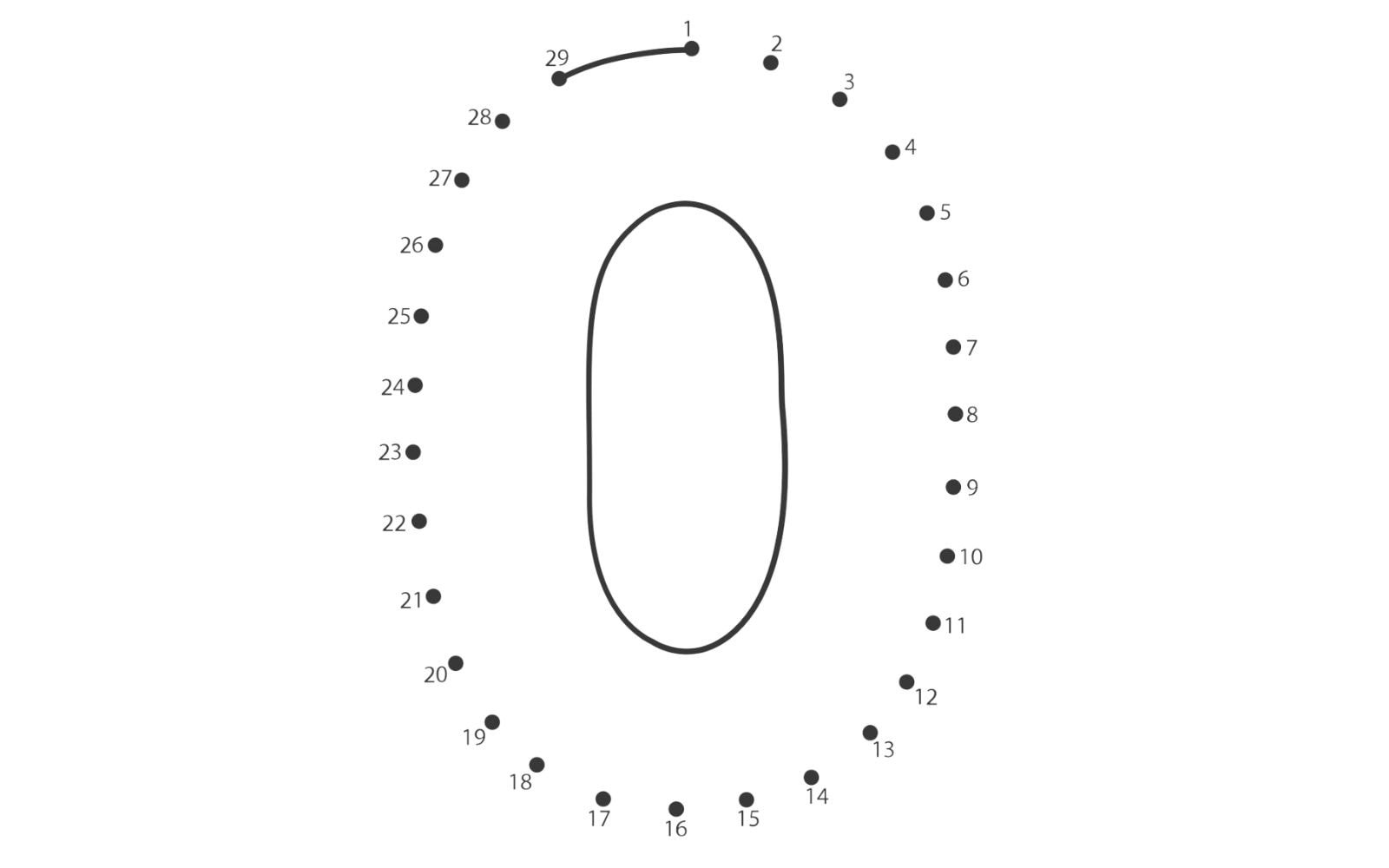 Dot-to-Dot Counting Worksheet