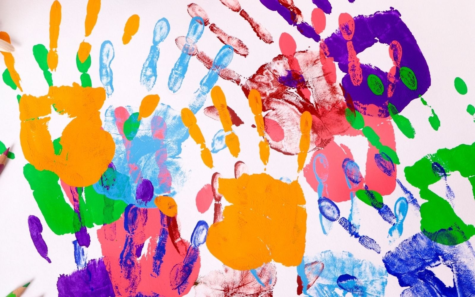 Handprint Heart Art